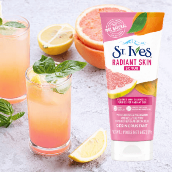 St. Ives Radiant Skin Pink Lemon and Mandarin Orange Scrub | Grocsy