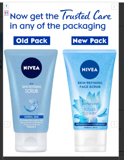 Nivea Skin Refining Scrub - Normal Skin | Grocsy