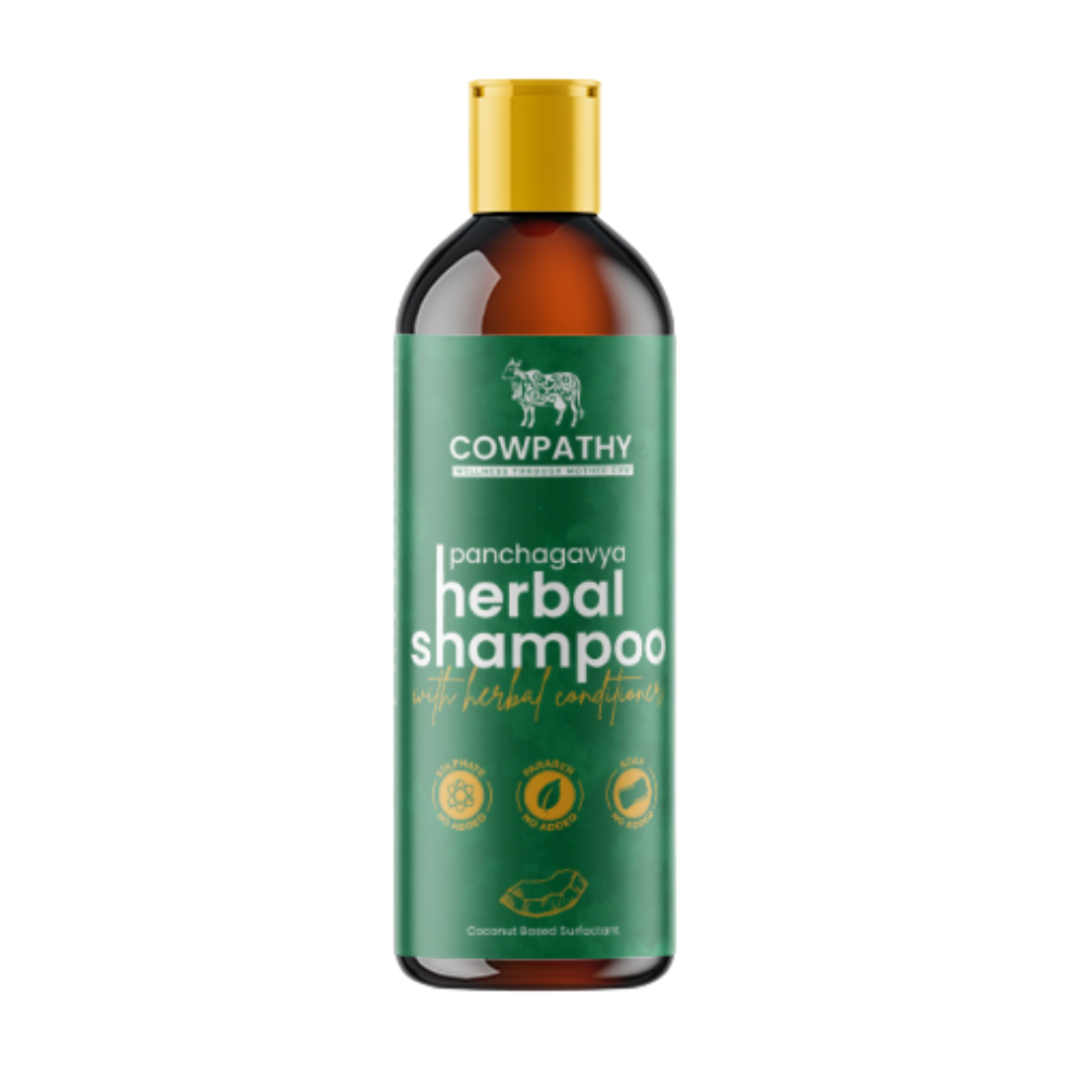 Cowpathy Pancha Tattva Biobliss Herb-O-Vedic Panchagavya Herbal Shampoo | Grocsy