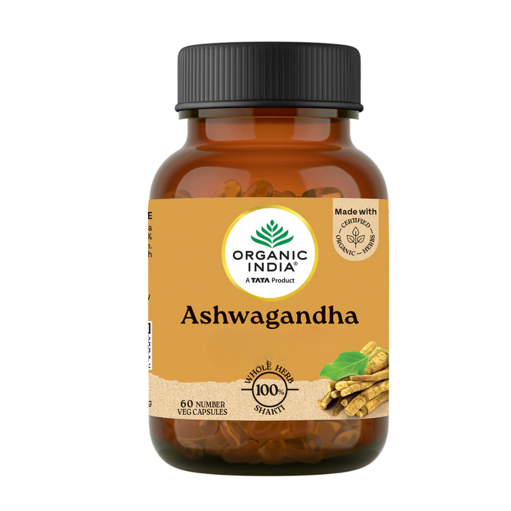 Organic India Ashwagandha Caps | Grocsy