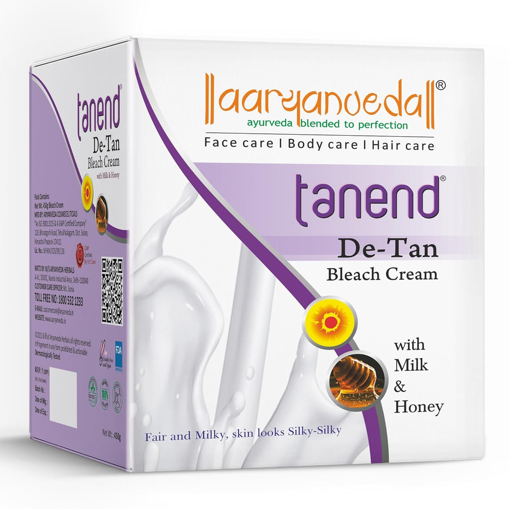 Aryanveda Tanend Bleach Cream | Grocsy