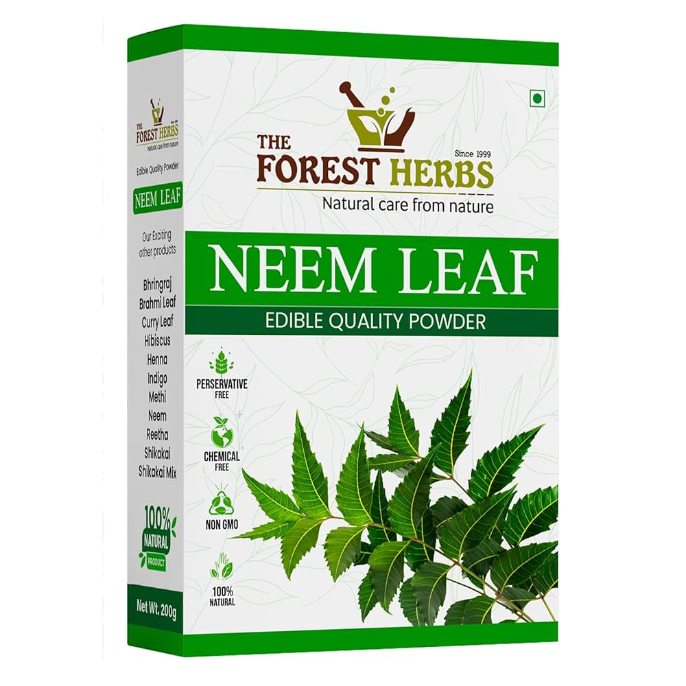 Forest Herbs Neem Hair & Face Care Powder | Grocsy