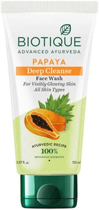 Biotique Bio Papaya Visibly Flawless Skin Face Wash | Grocsy