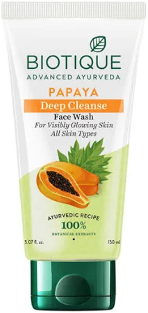 Biotique Bio Papaya Visibly Flawless Skin Face Wash | Grocsy