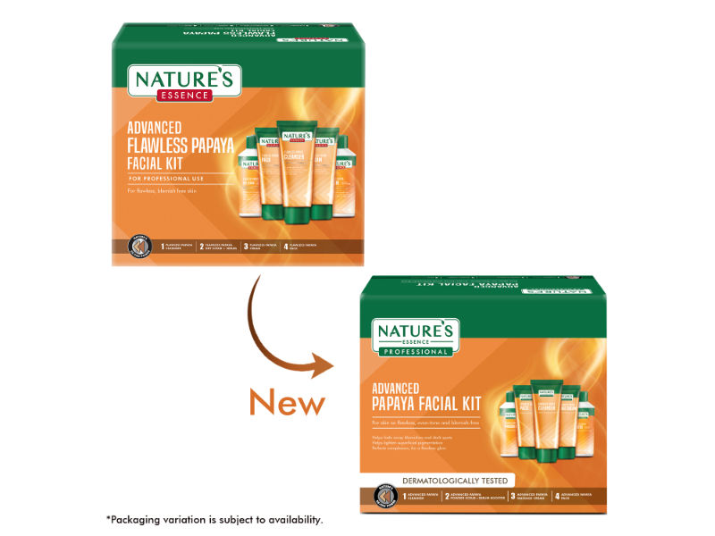 Nature's Essence Advanced Flawless Papaya Facial Kit | Grocsy