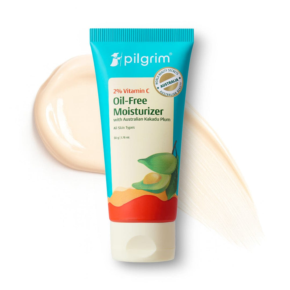 Pilgrim Australian 2% Vitamin C Oil free Moisturizer with Kakadu Plum & Lime Pearl For Oily & Acne Prone Skin | Grocsy