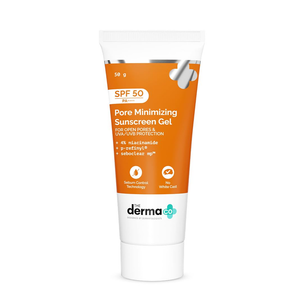 The Derma Co Pore Minimizing Priming Sunscreen With SPF 50 | Grocsy