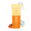 Aqualogica Glow + Dewy Sunscreen With Papaya & Vitamin C SPF 50+ PA++ | Grocsy