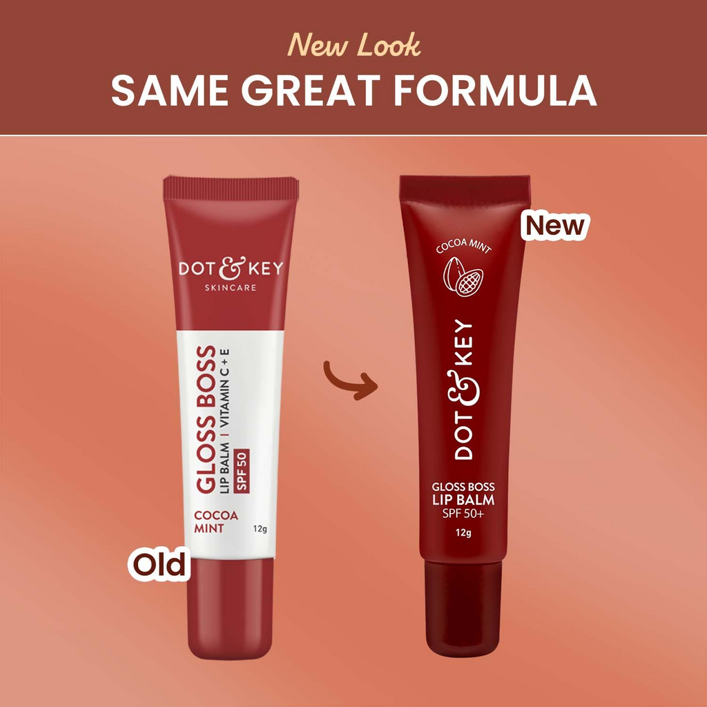 Dot & Key Gloss Boss Cocoa Mint Lip Balm | Grocsy