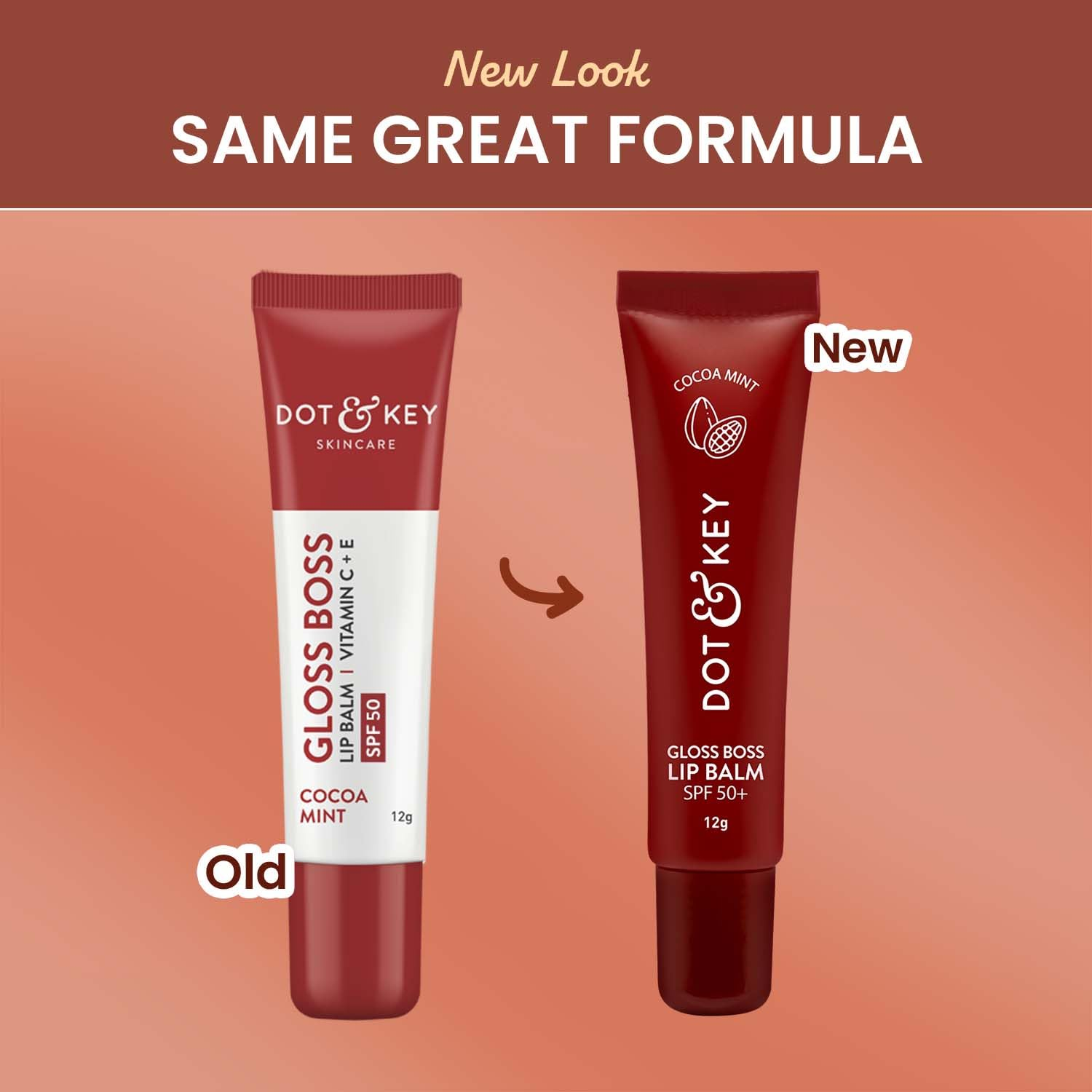 Dot & Key Gloss Boss Cocoa Mint Lip Balm | Grocsy