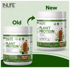 Inlife Vegan Plant Protein Powder Chocolate Flavour | Grocsy