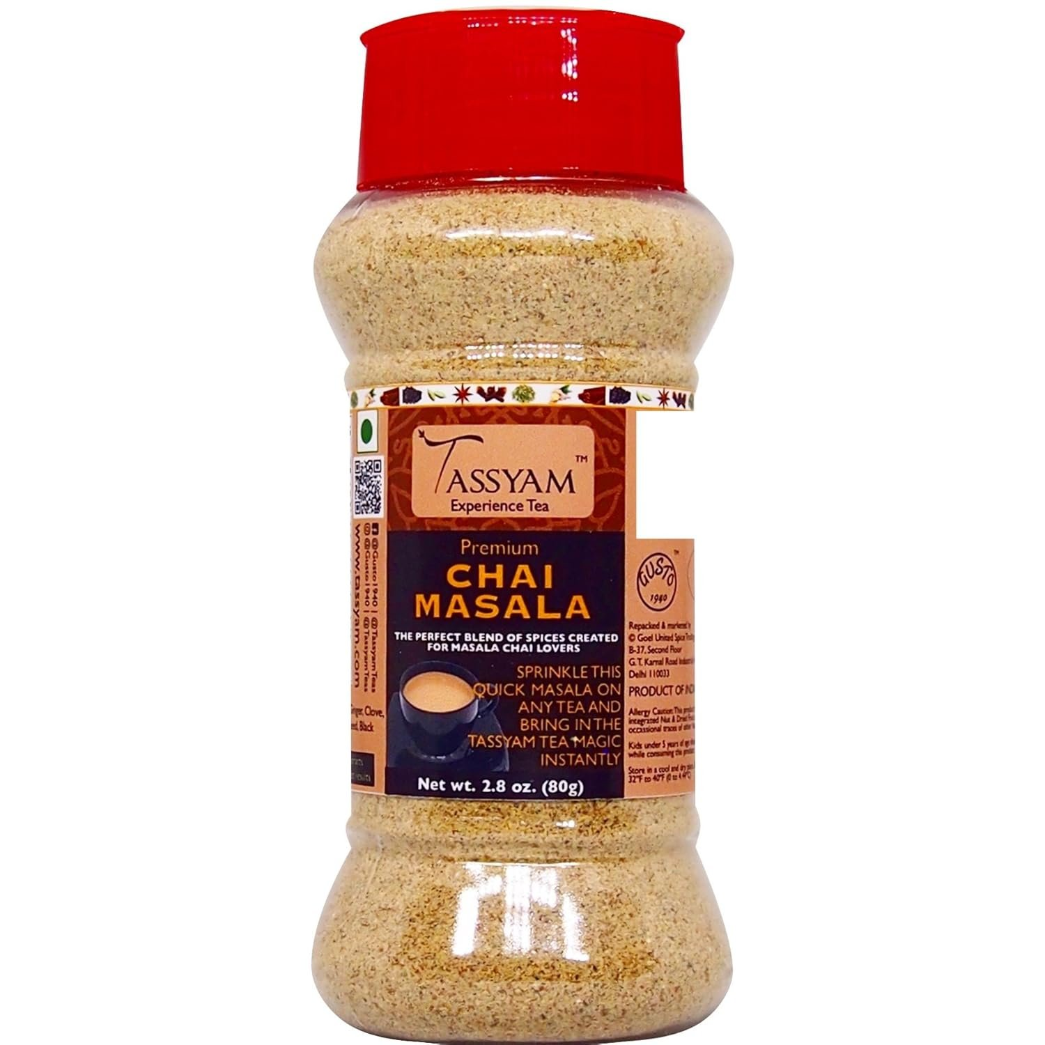 Tassyam Organics Chai Masala | Grocsy