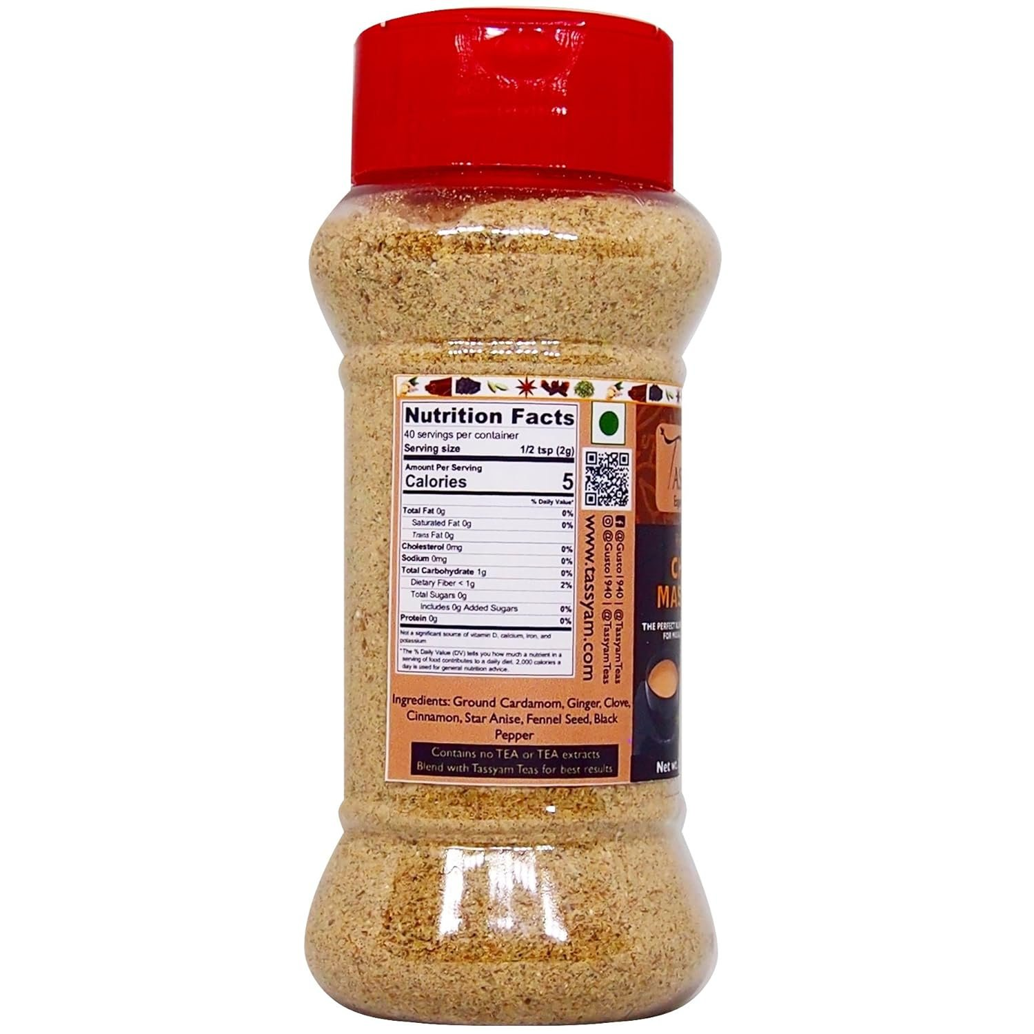 Tassyam Organics Chai Masala | Grocsy
