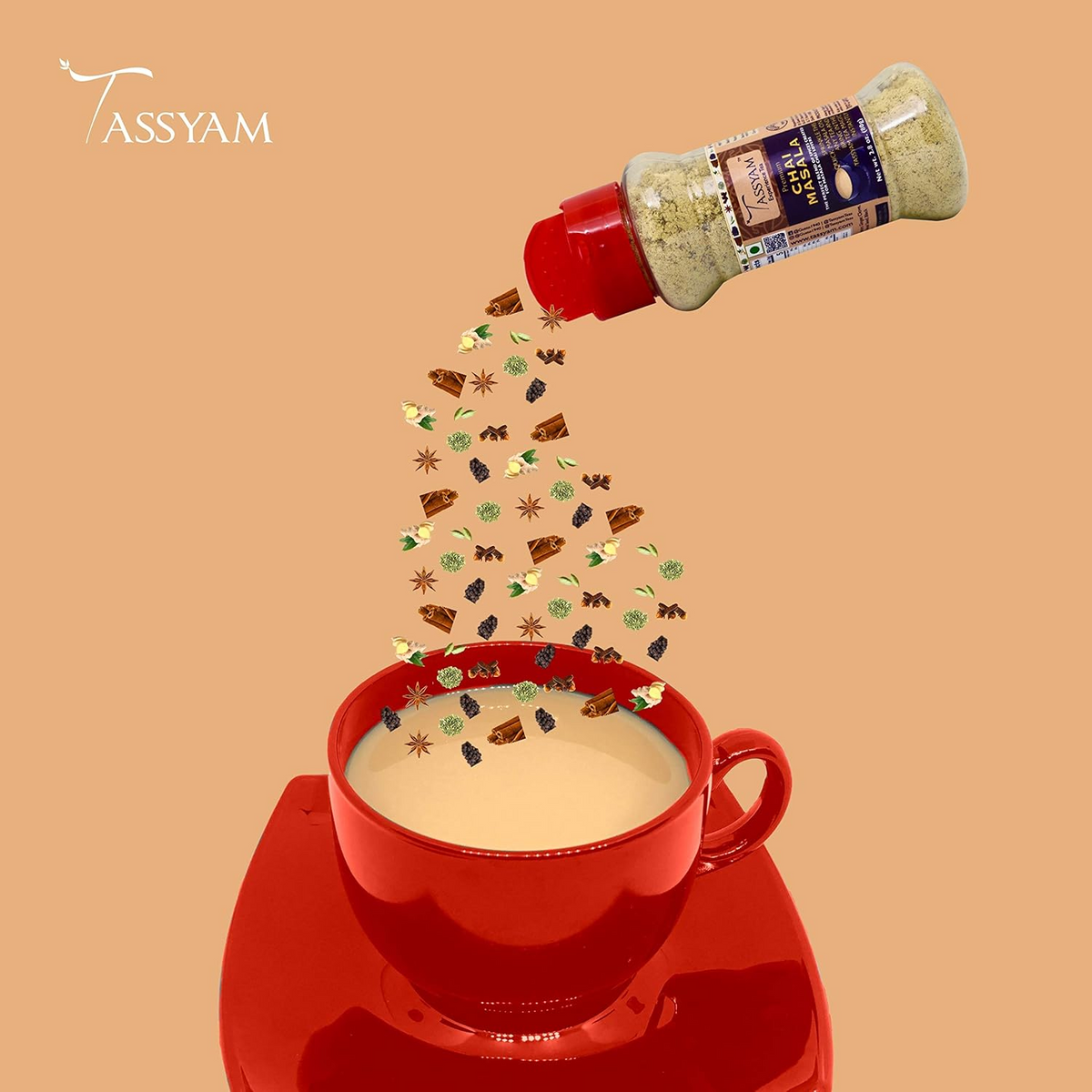 Tassyam Organics Chai Masala | Grocsy