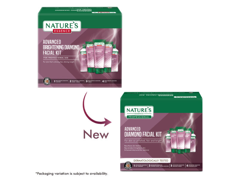 Nature's Essence Advanced Brightening Diamond Facial Kit | Grocsy