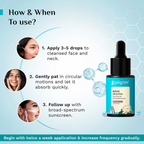 Pilgrim Korean 0.5% Retinol & 1% Hyaluronic Acid Lift & Firm Anti Aging Serum, Reduce Fine Lines & Wrinkles | Grocsy