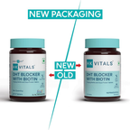 HK Vitals DHT Blocker With Biotin Tablets for Reduces Hair Fall, Stimulates Hair Growth | Grocsy
