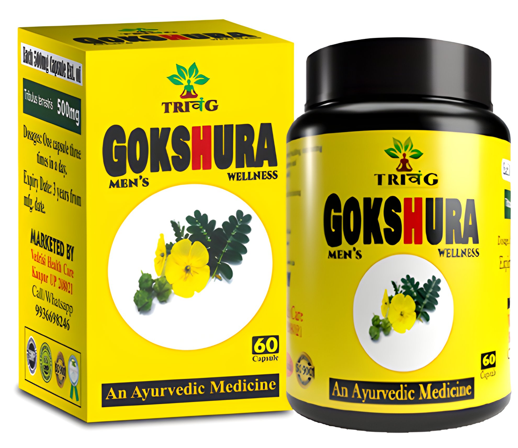 Trivang Gokshura Men's Wellness Capsules | Grocsy