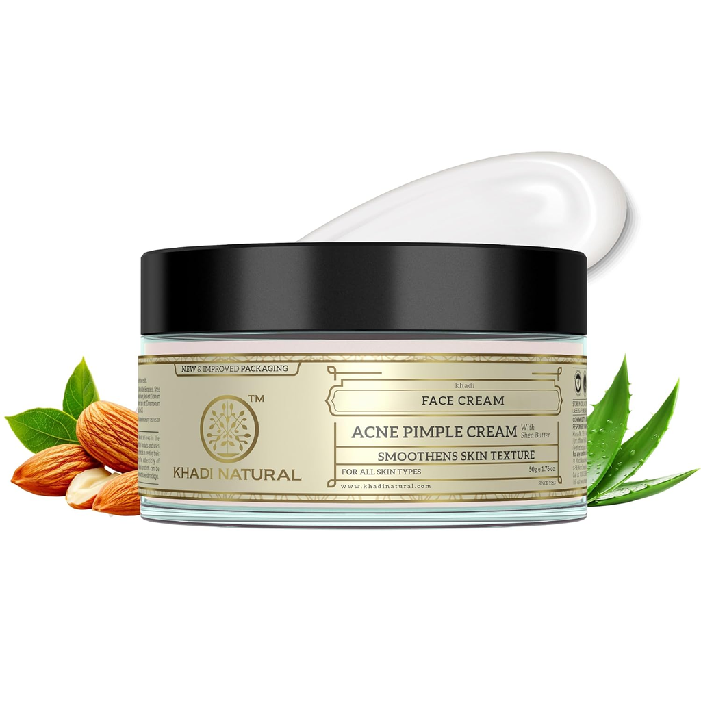 Khadi Natural Acne Pimple Herbal Face Cream | Grocsy
