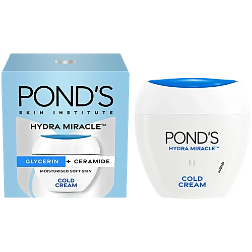 Pond's Hydra Miracle Glycerin+Ceramide Moisturised Soft Skin Cold Cream | Grocsy