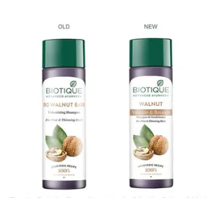 Biotique Advanced Ayurveda Bio Walnut Bark Volumizing Shampoo For Fine & Thinning Hair | Grocsy