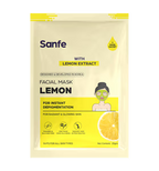 Sanfe Instant Depigmentation Lemon Facial Mask | Grocsy