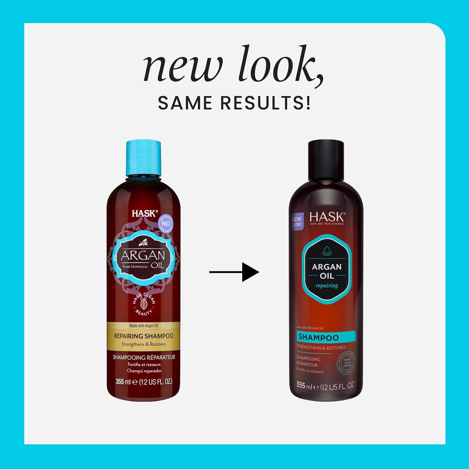 HASK Repairing Argan Oil Shampoo & Conditioner | Grocsy