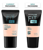 Maybelline New York Fit Me Matte + Poreless Liquid Foundation Tube -115 Ivory (18 Ml) | Grocsy
