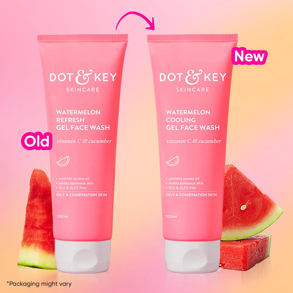 Dot & Key CSMS (Cleanser, Serum, Moisturizer, Sunscreen) Watermelon Essentials Combo | Grocsy