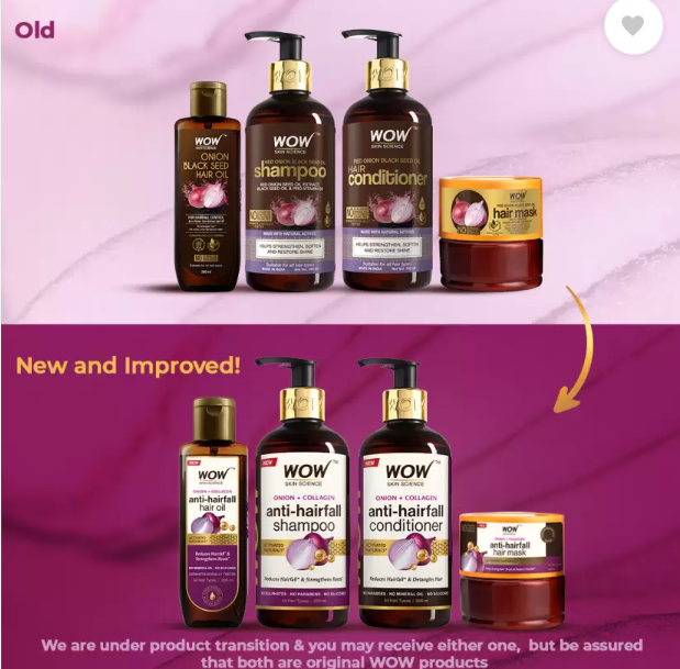 Wow Skin Science Onion Black Seed Oil Hair Care Ultimate 4 Kit | Grocsy