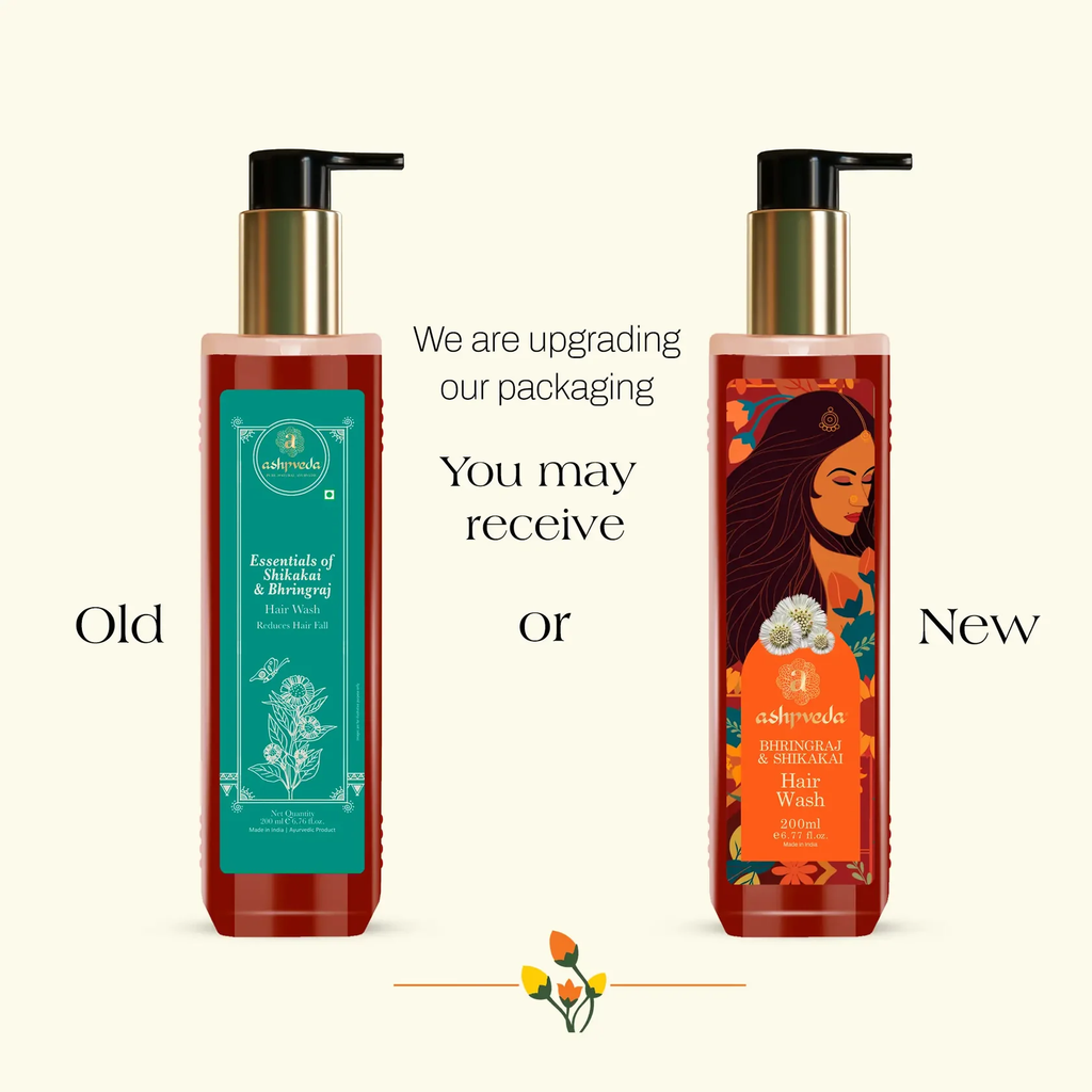 Ashpveda Essentials of Shikakai & Bhringraj Hair Wash | Grocsy