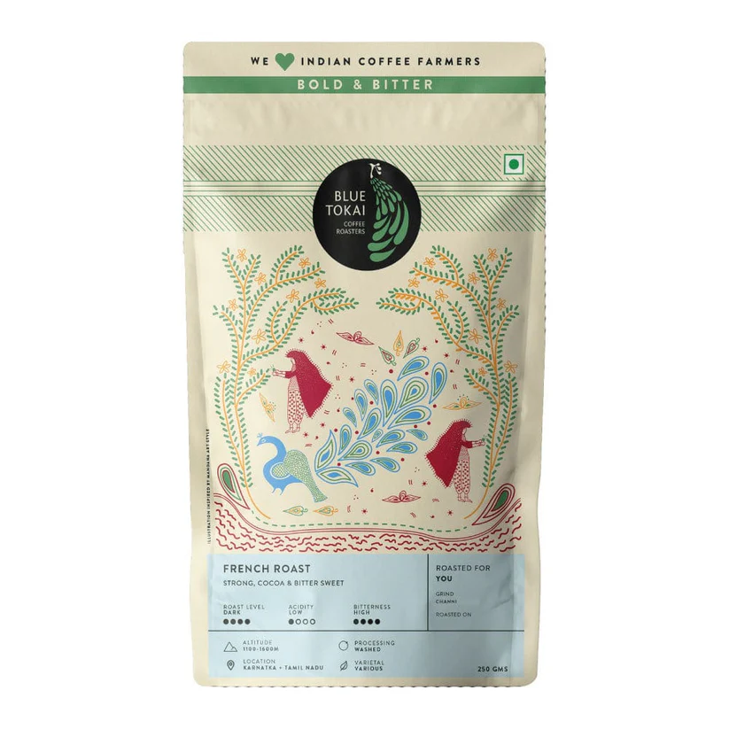Blue Tokai Coffee Roasters French Roast | Grocsy