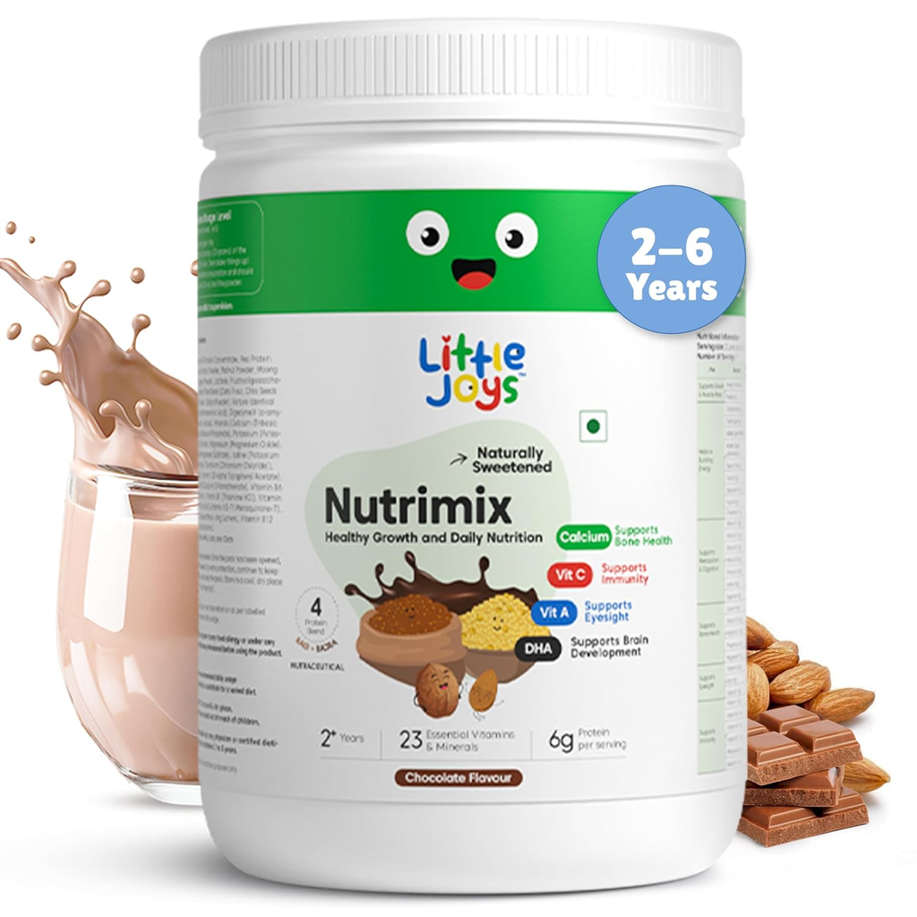 Little Joys Nutrimix Lite Powder for Young Kids (2-6 Years) - Chocolate Flavour | Grocsy