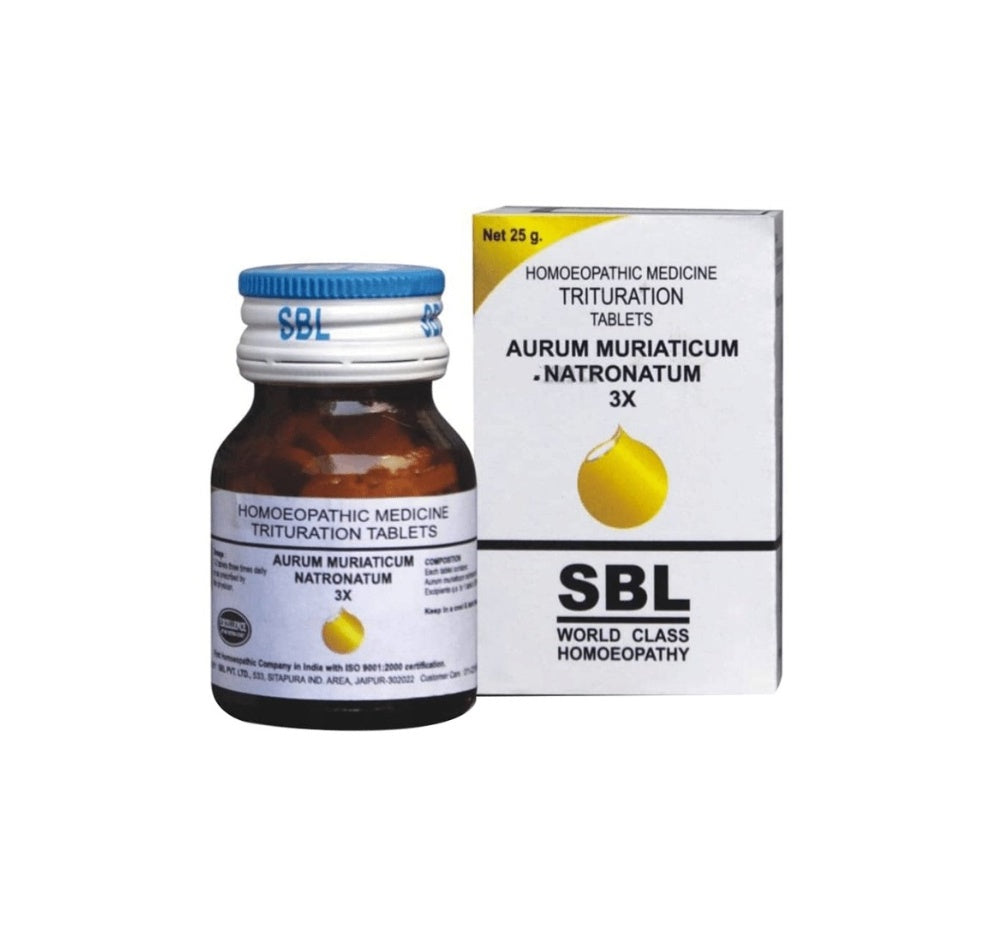 SBL Homeopathy Aurum Muriaticum Natronatum Trituration Tablet | Grocsy