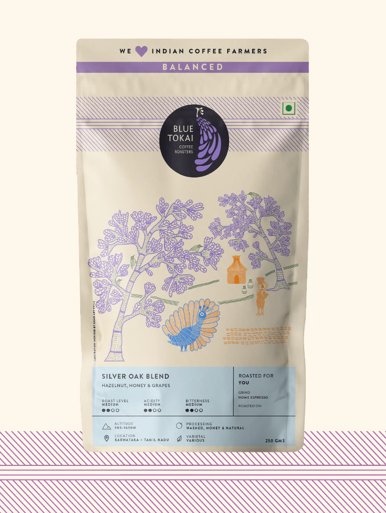 Blue Tokai Coffee Roasters Silver Oak Blend | Grocsy
