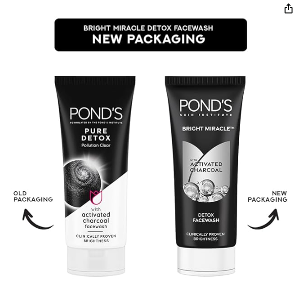 Ponds Pure Detox Anti-Pollution Purity Face Wash | Grocsy