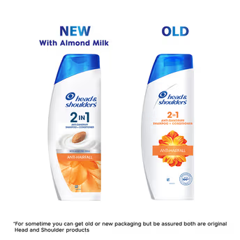 Head & Shoulders 2-In-1 Anti Hairfall, Anti Dandruff Shampoo + Conditioner | Grocsy