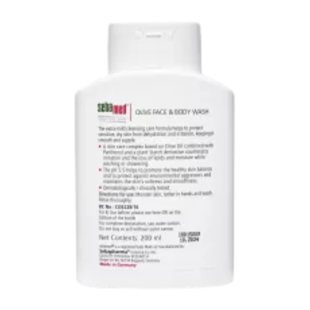 Sebamed Olive Face & Body Wash | Grocsy