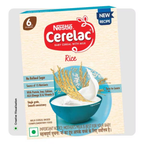 Nestle Cerelac Baby Cereal with Milk - Rice, From 6-12 Months | Grocsy