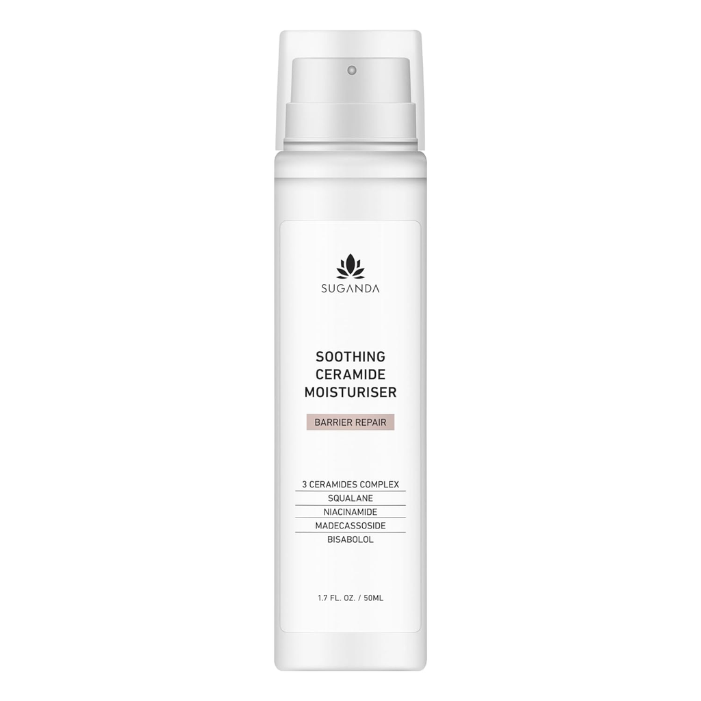 Suganda Soothing Ceramide Moisturiser for Normal To Dry Skin | Grocsy