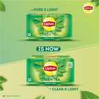 Lipton Pure & Light Green Tea Bags | Grocsy
