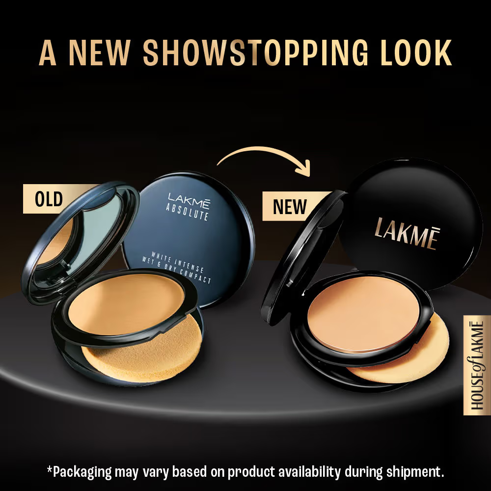 Lakme Absolute White Intense Wet & Dry Compact - Ivory classic | Grocsy