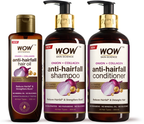 Wow Skin Science Onion Black Seed Oil Ultimate Hair Care Kit | Grocsy