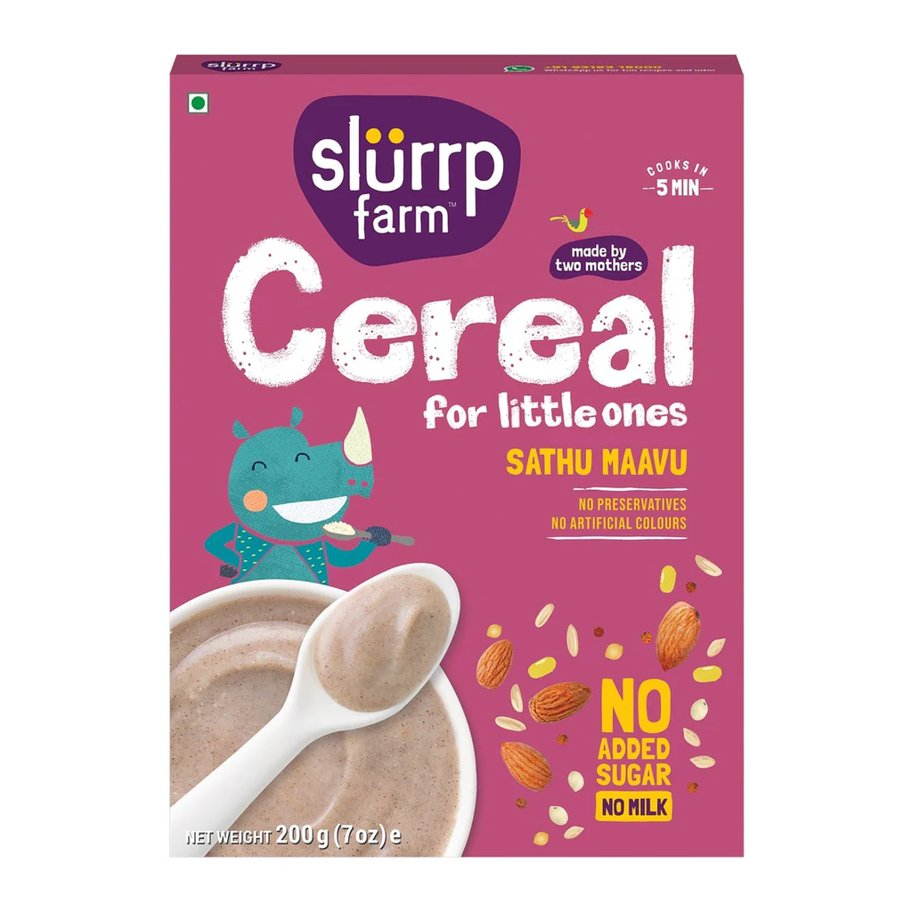 Slurrp Farm Sathu Maavu Cereal For Little Ones | Grocsy