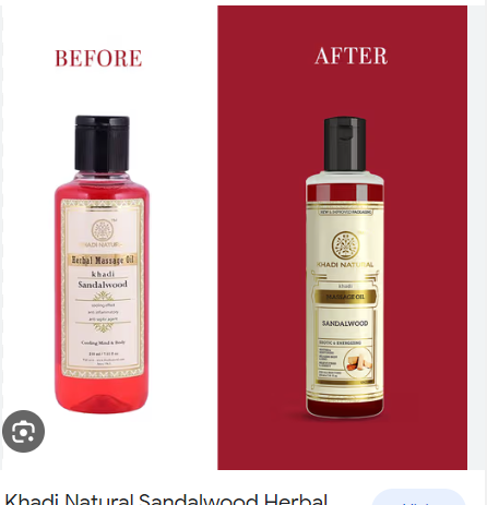 Khadi Natural Sandalwood Massage Oil | Grocsy
