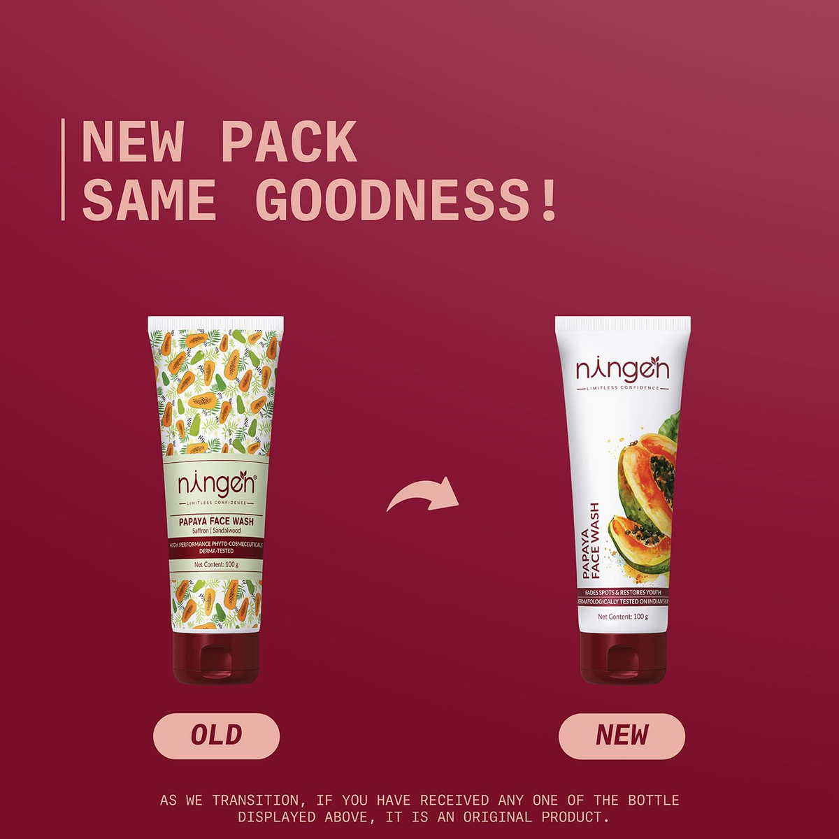 Ningen Papaya Face Wash | Grocsy