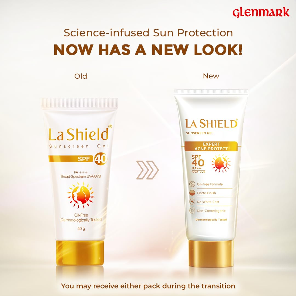 La Shield SPF 40 PA+++ Mineral Sunscreen Gel | Grocsy