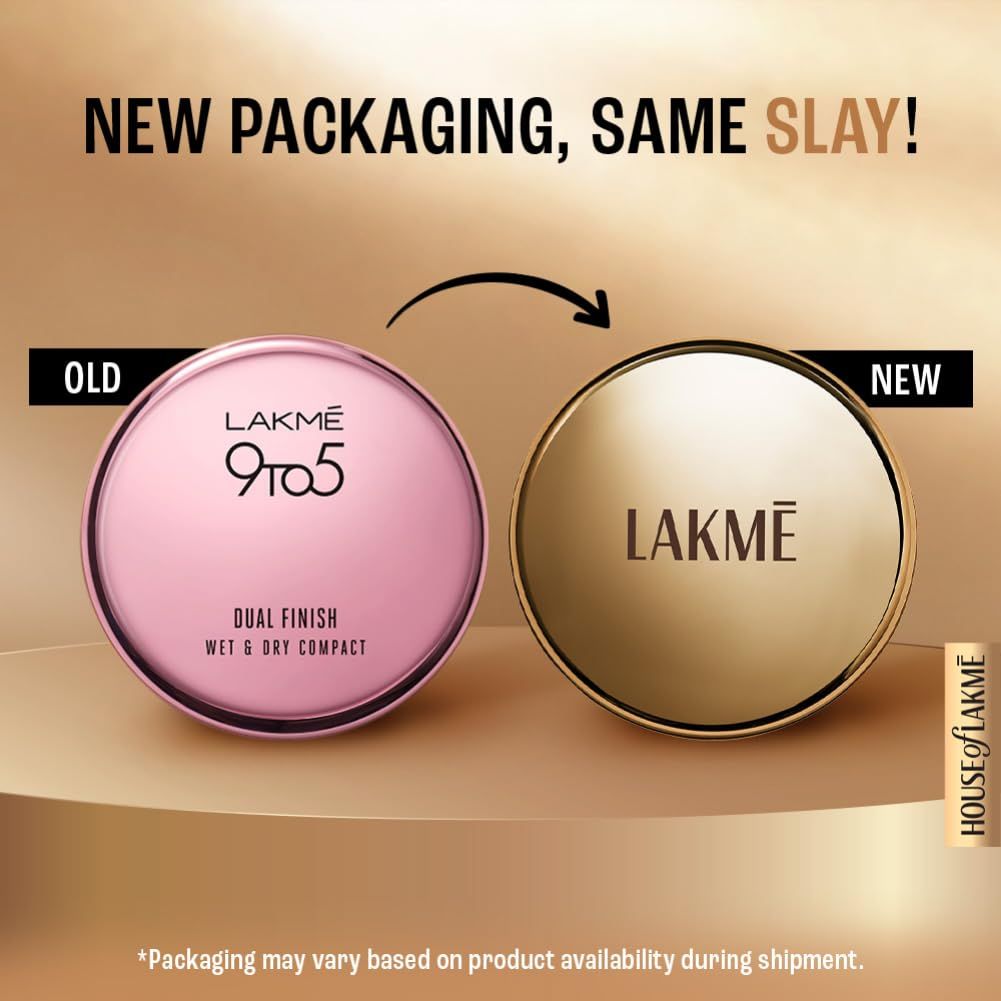 Lakme 9 To 5 Primer With Matte Powder Foundation Compact - Natural Light | Grocsy