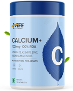 MyFitFuel Calcium+ & Vitamin D3, K2 (MK7), Zinc, Magnesium & Cissus Tablets
