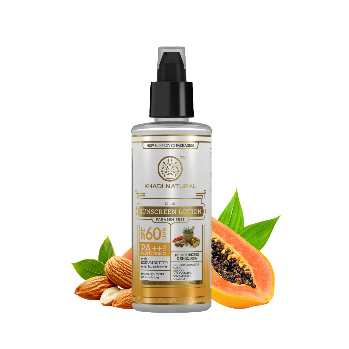 Khadi Natural Moisturising Sunscreen Lotion SPF 60 | Grocsy